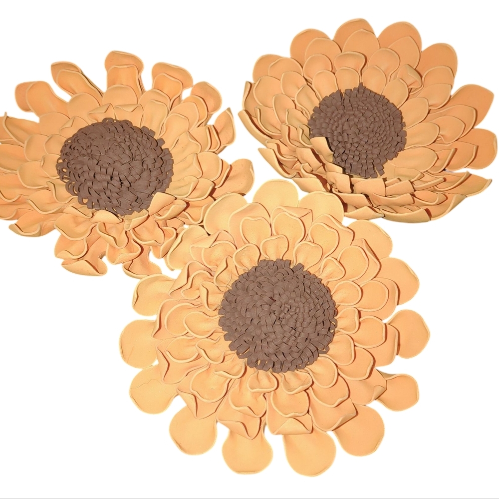 3 Piece Sunflower Decor Set